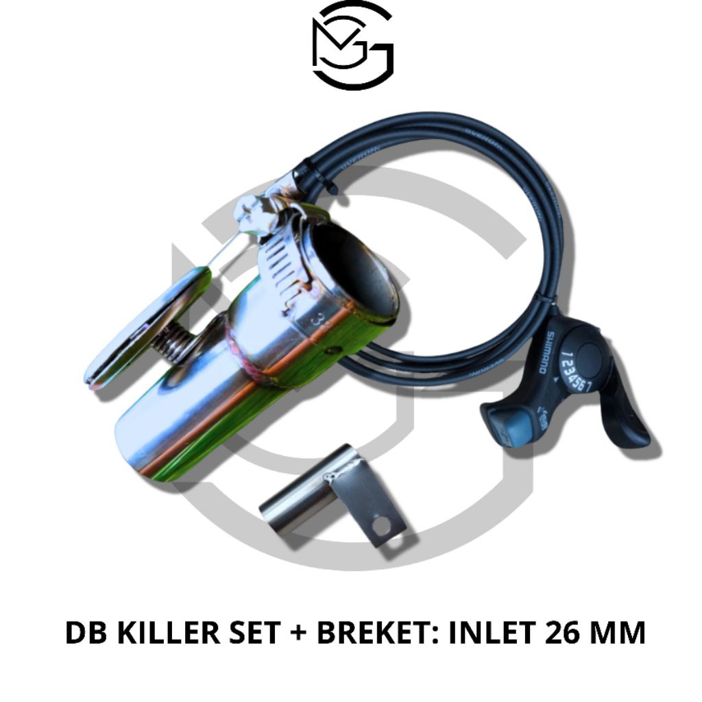 Db killer 3 suara plus breket inlet 26