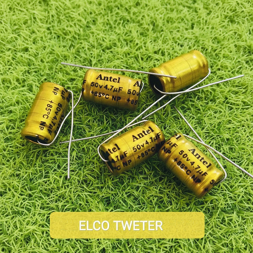 ELCO ELKO NON POLAR 2.2uf 3.3uf 4.7uf 6.8uf TWEETER 50v 100v