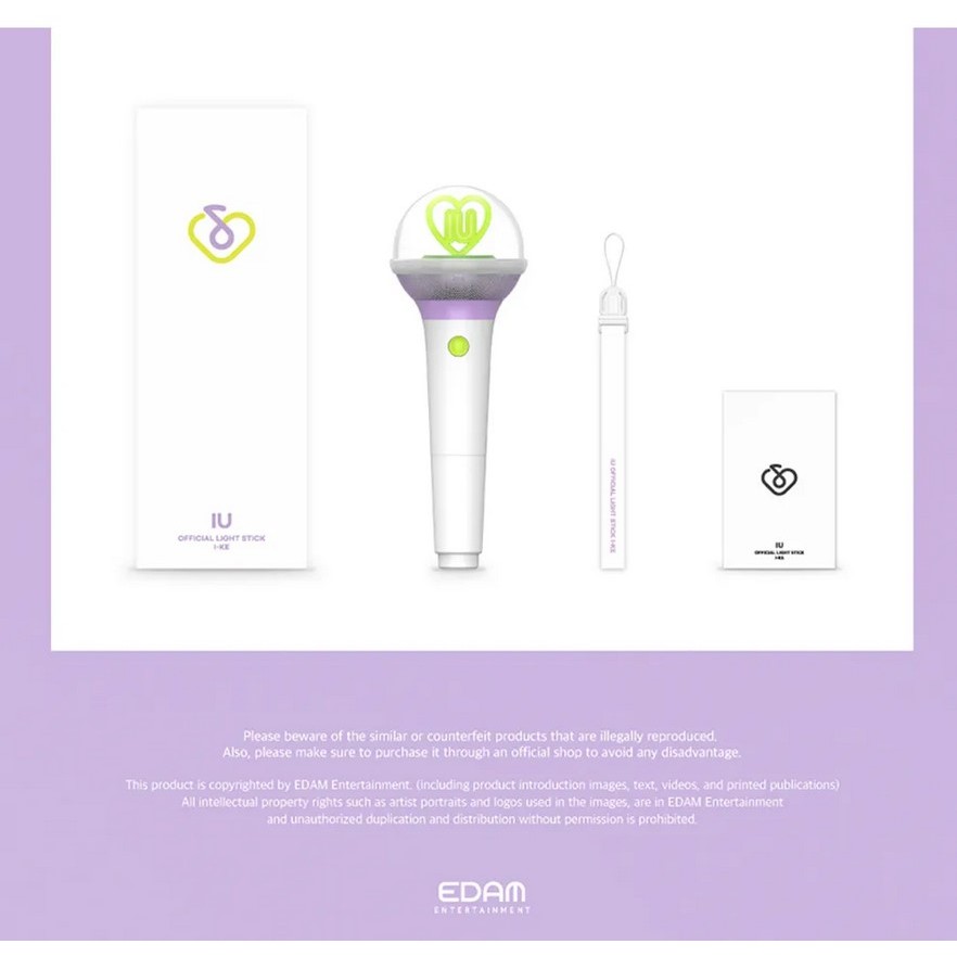 LIGHT STICK IU Official VERSION 3 I-KE Ready Stock