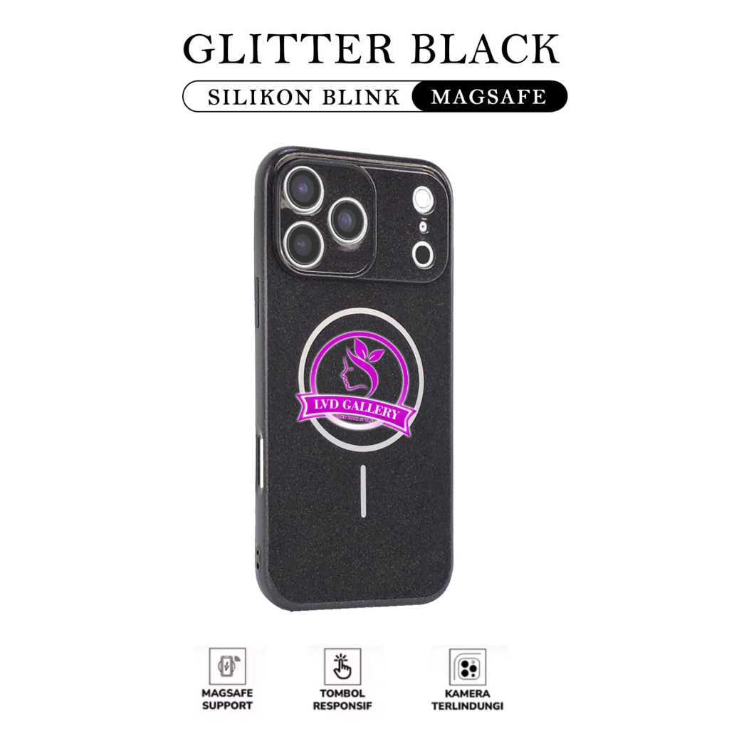 Case Magsafe for Infinix GT 10 Pro Infinix GT 20 Pro Silikon Candy Black Magnetic Magsafe Wireless C
