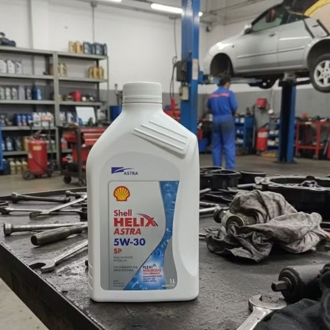 Oli Mobil Shell Helix Astra 5W-30 SP Fully Synthetic Motor Oil 1 Liter