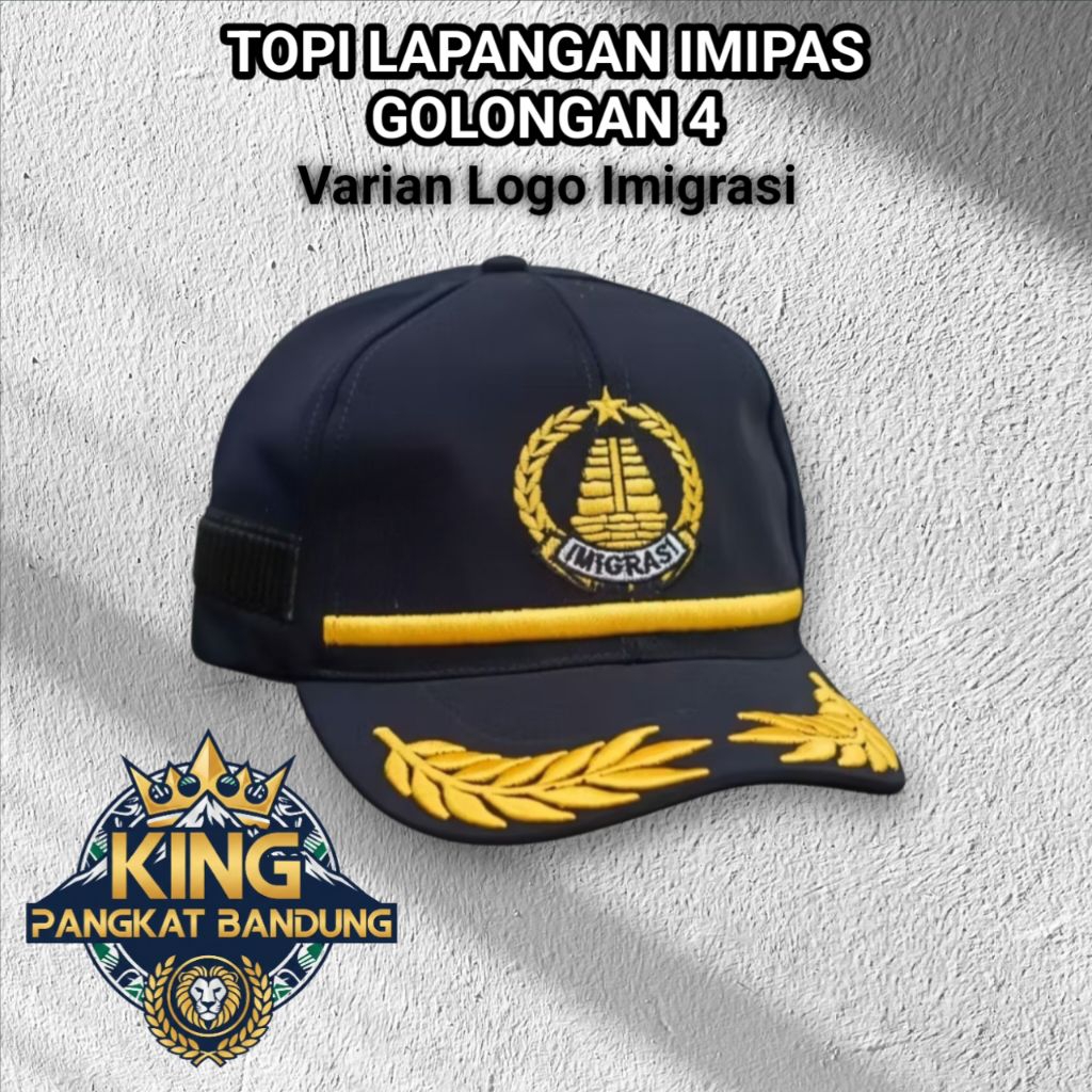 TOPI LAPANGAN IMIPAS GOLONGAN 4 LOGO IMIGRASI