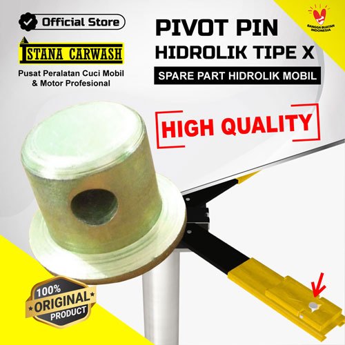 Pivot Pin Hidrolik Mobil Tipe X Sparepart Single Post Lift Mobil Komponen Poros Penahan Beban Hidrol