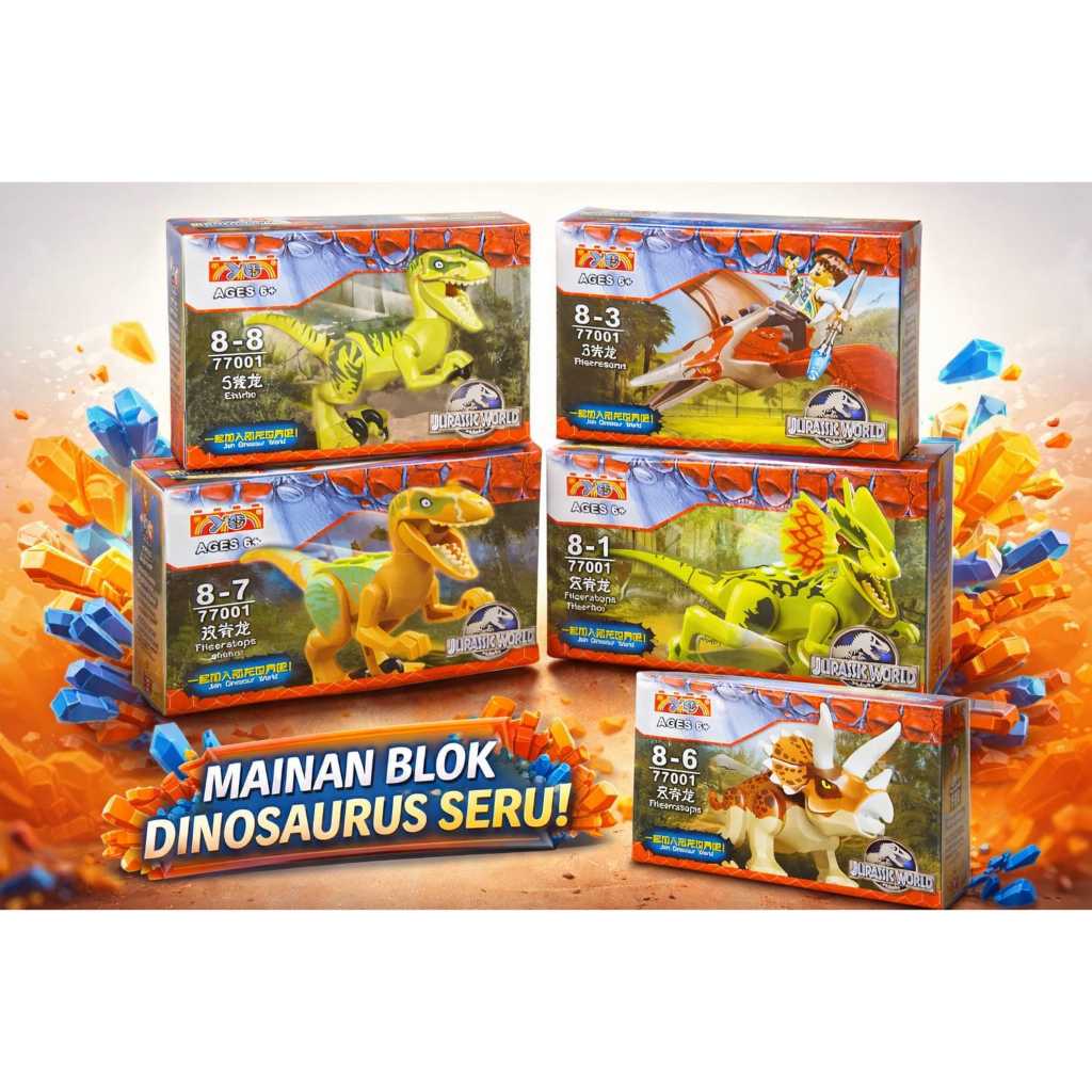MAINAN LEGO JURASSIC WORLD//MAINAN LEGO DINOSAURUS