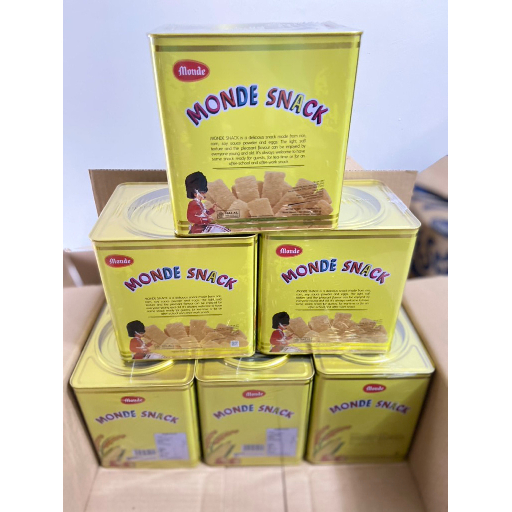 1 Karton isi 6 Kaleng - Monde Serena Kuning - Monde Snack