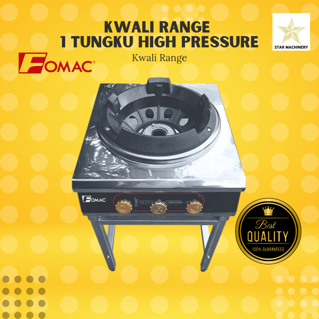 FOMAC Kwali Range 1 Tungku High Pressure - Kwali Masak Api Besar