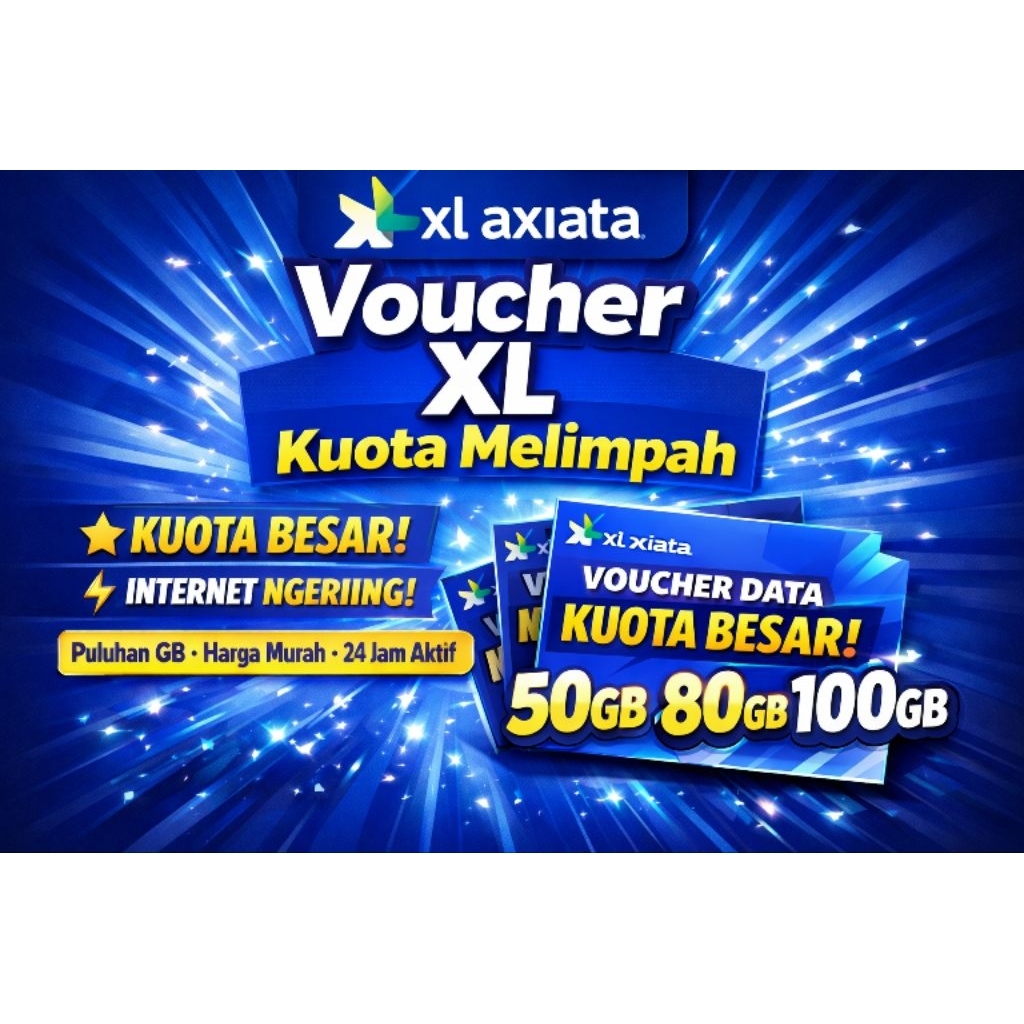 Voucher XL Kuota Internet Cepat | Paket Data Mingguan