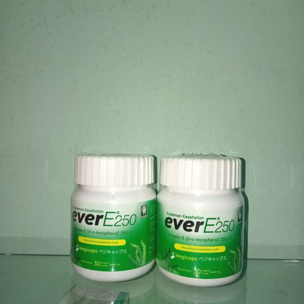 EverE Ever E Vitamin E 250IU isi 6 / 12 / 30 Kapsul