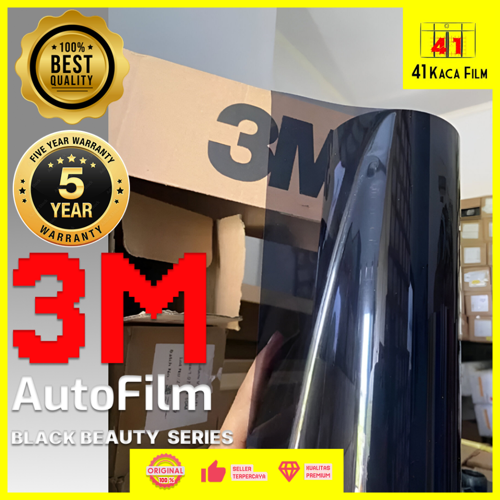 KACA FILEM MOBIL 3M BLACK BEAUTY 40% 60% 80% , KACA FILEM ANTI PANAS