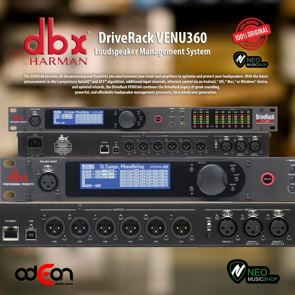 dbx DriveRack VENU360 Loudspeaker Management System