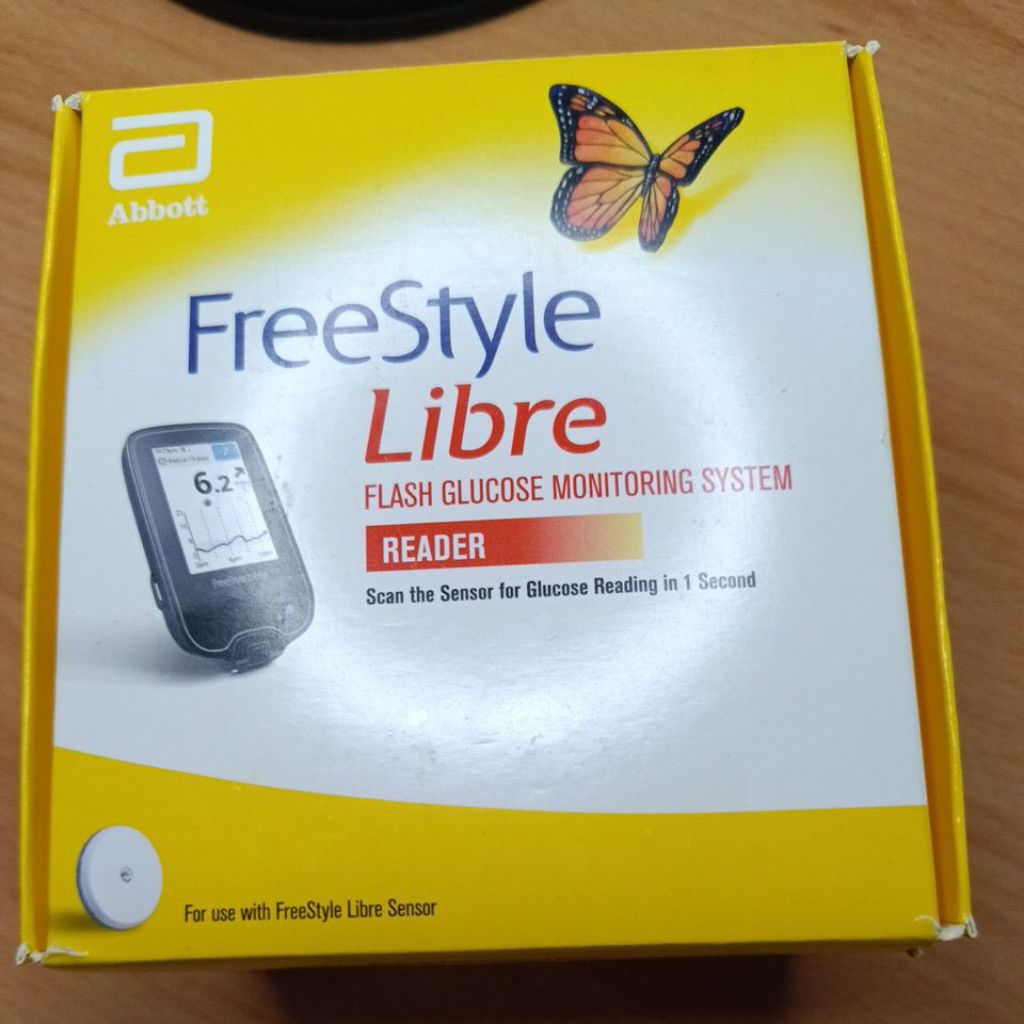 Abbott ORIGINAL Freestyle Libre Reader ( Alat baca sensor freestyle Libre) Alat cek gula darah