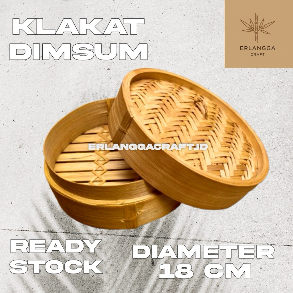 Klakat Bambu Dimsum 18 CM | Klakat Bambu Dimsum Kukusan