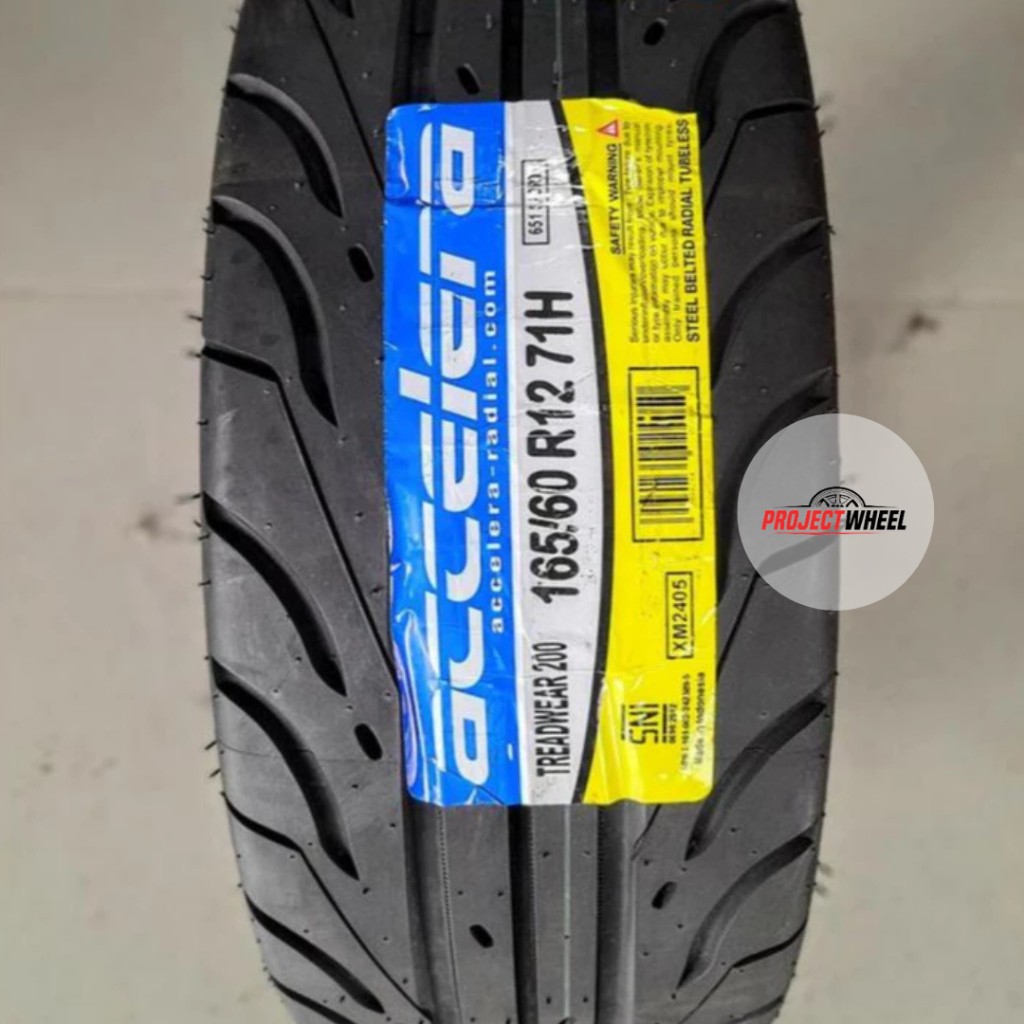 BAN MOBIL SEMI SLICK RING 12 ACCELERA 651 SPORT TW 200 165 60 R12 TUBLES JAKARTA TIMUR