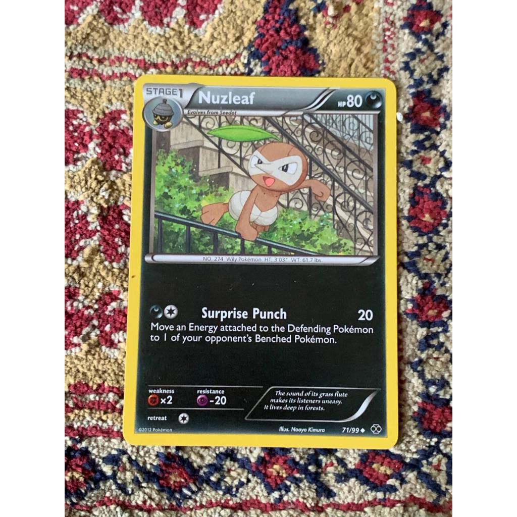 Nuzleaf Pokemon English 71/99