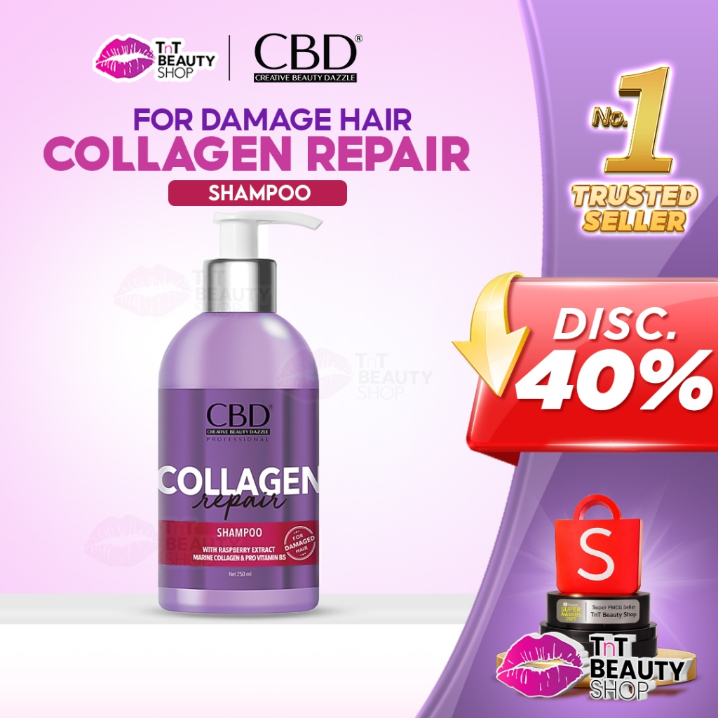 CBD Collagen Repair Shampoo 250ml | TnT Beauty Shop