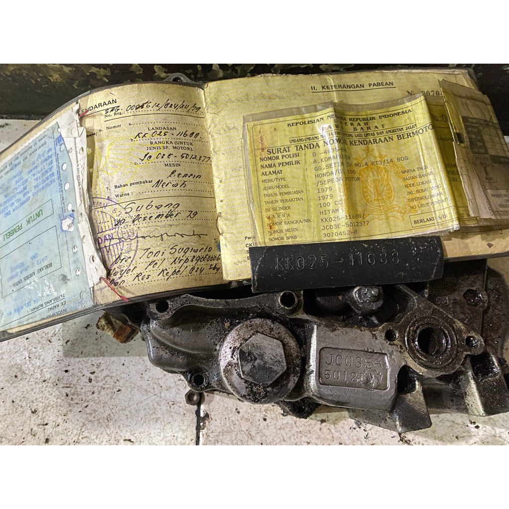 rengkes kiri gl 100 lengkap