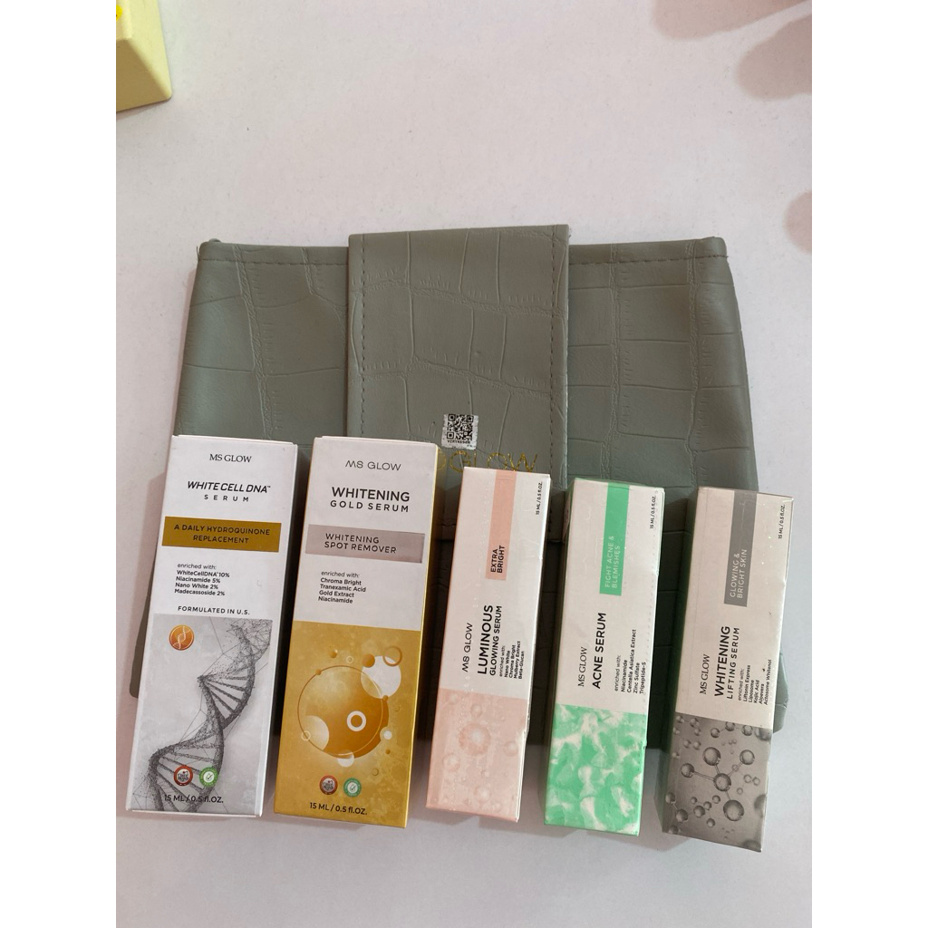 Kemasan baru SERUM MS GLOW / SERUM LUMINOUS MS GLOW / SERUM LIFTHING MS GLOW / SERUM ACNE MS GLOW / 