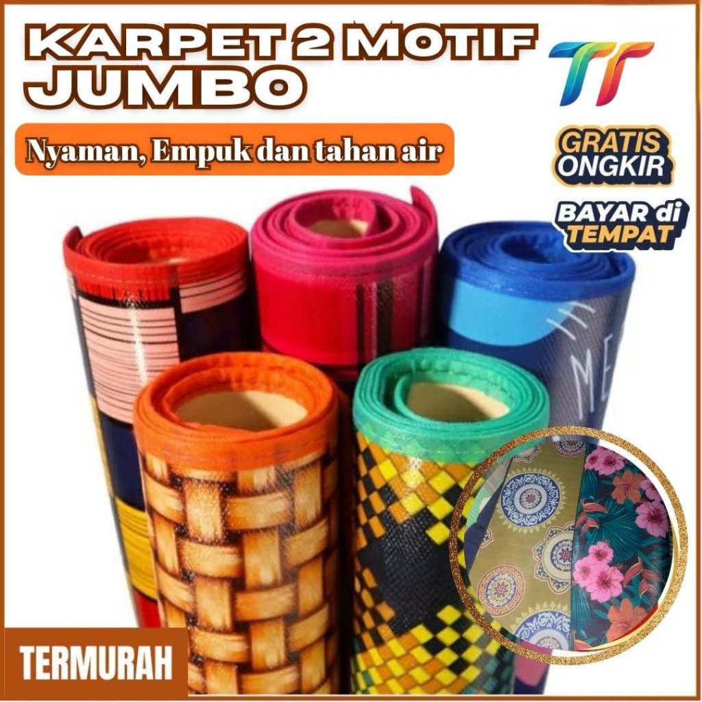 karpet tikar foam PE jumbo | tikar motif bolak balik | tikar karakter | tikar karpet Piknik jumbo | 