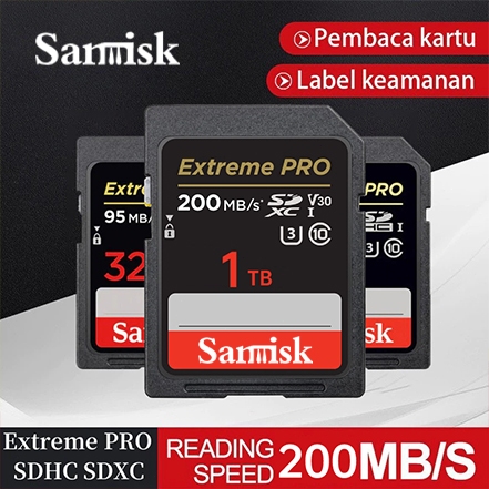 Sandisk Ultra Original SD Card For Camera1TB 512GB 32GB SDHC GB 128GB 256GB SDxC CIaSS10 10 R80MB/S 