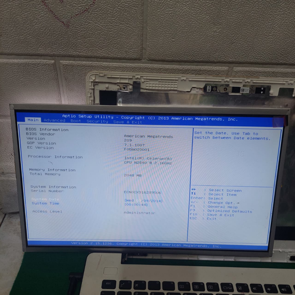 LAYAR LED LAPTOP BEKAS 14.0" TEBAL 40PIN MULUS