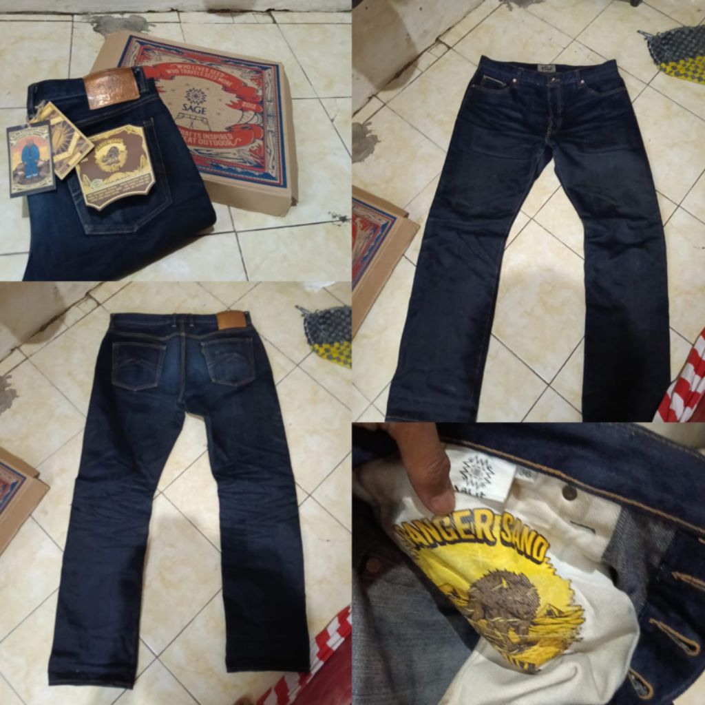Sage denim ranger sano 19 oz selvedge