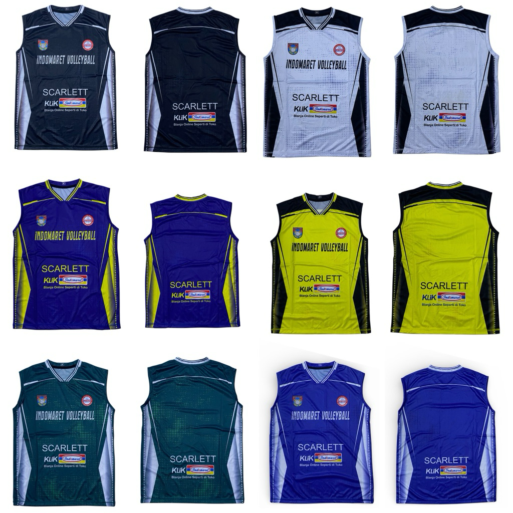 Jersey Voli Full printing Indomaret Singlet