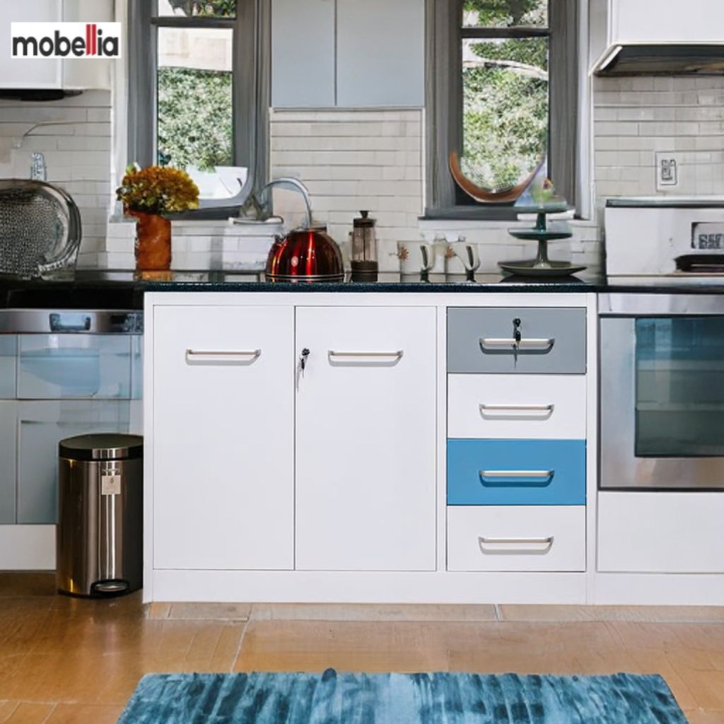 kitchen set besi lemari dapur gantung rak dapur besi