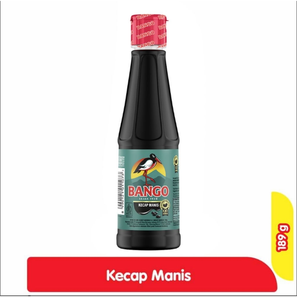 BANGO Kecap Manis Botol 180gr / Kecap Manis Bango