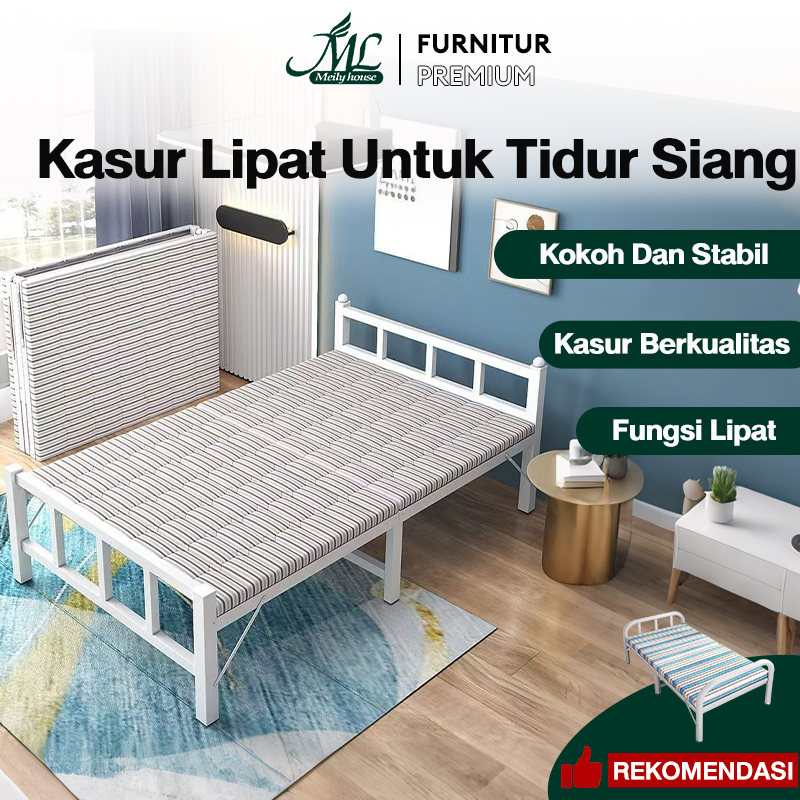 Ranjang Lipat Tempat Tidur Lipat Kasur Lipat Folding Bed Ranjang Tidur Lipat Ranjang Besi Lipat
