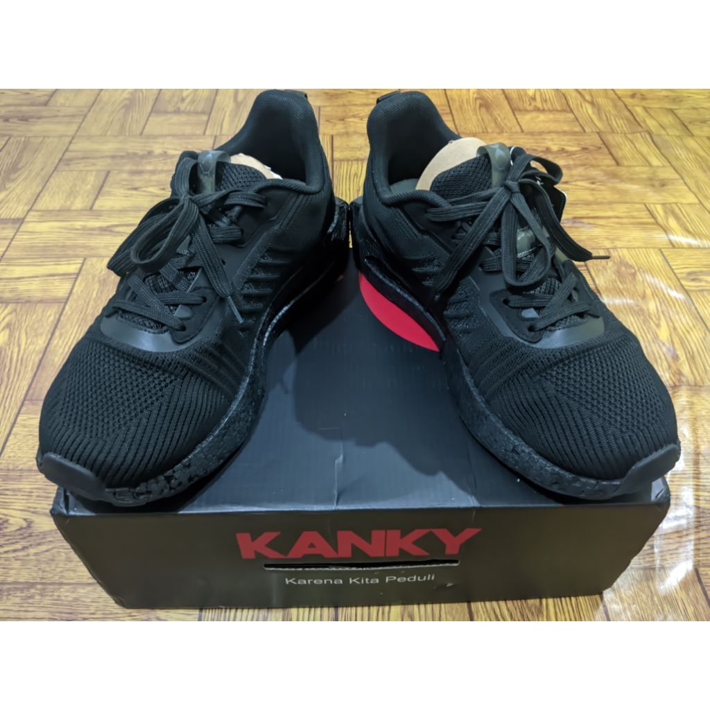 sepatu kanky story kenshin all black size 42