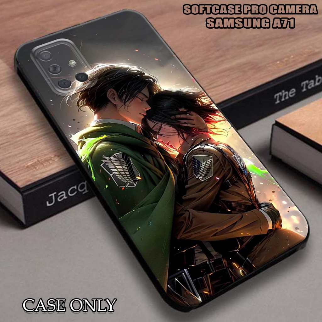 case samsung a71 - casing samsung a71 [ aot ] silikon samsung a71 - kesing hp - casing hp  - case hp