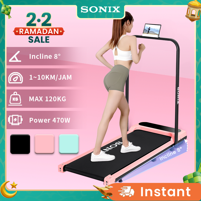 Sonix Incline Treadmill STR01 Running Mat Listrik Lipat Treadmill Elektrik Alat Fitness Walking Pad 