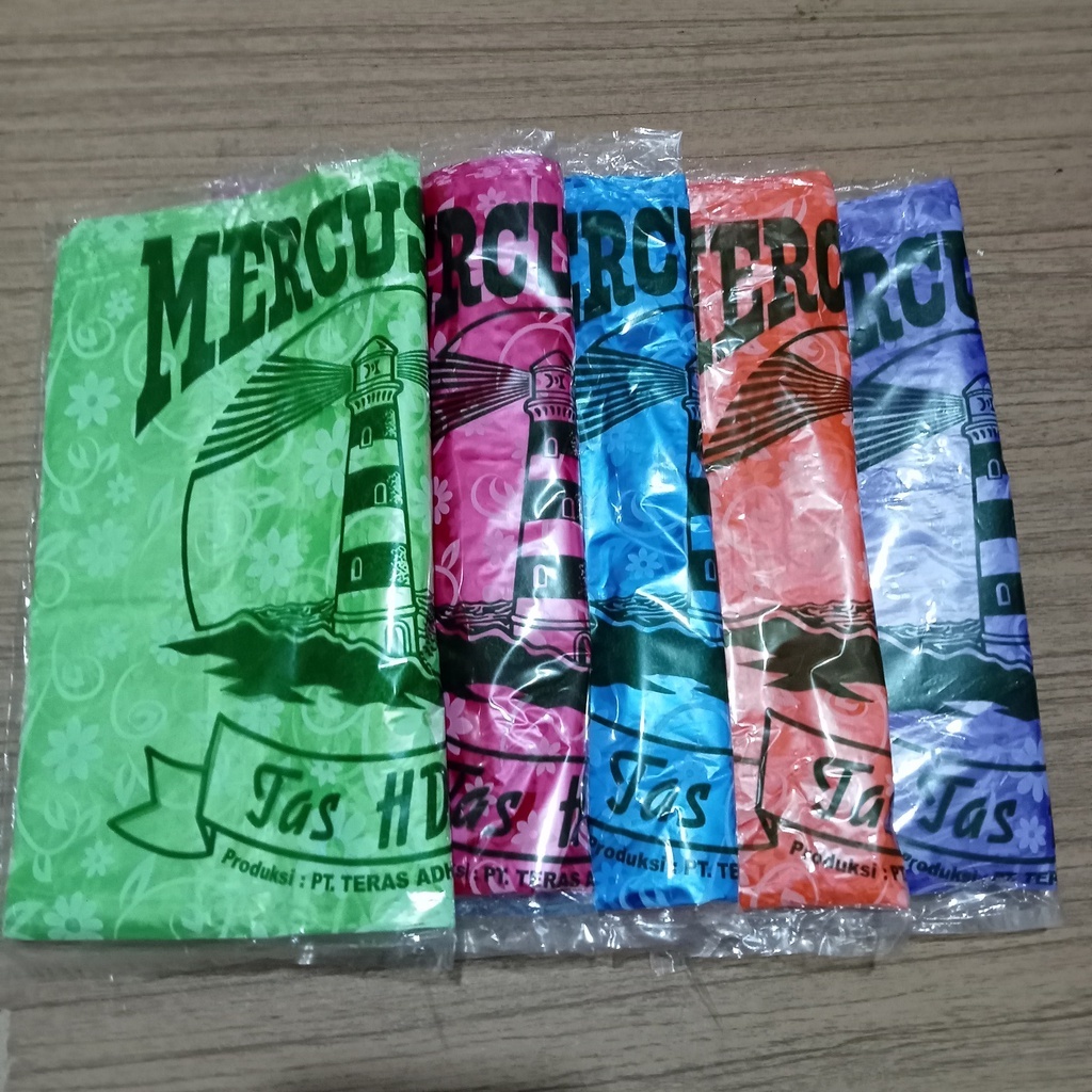HAPPY GROSIR Kresek Motif Bunga /  [1Pack] Kantong Kresek Hajatan/ Kresek Kembang Hajatan Warna Teba