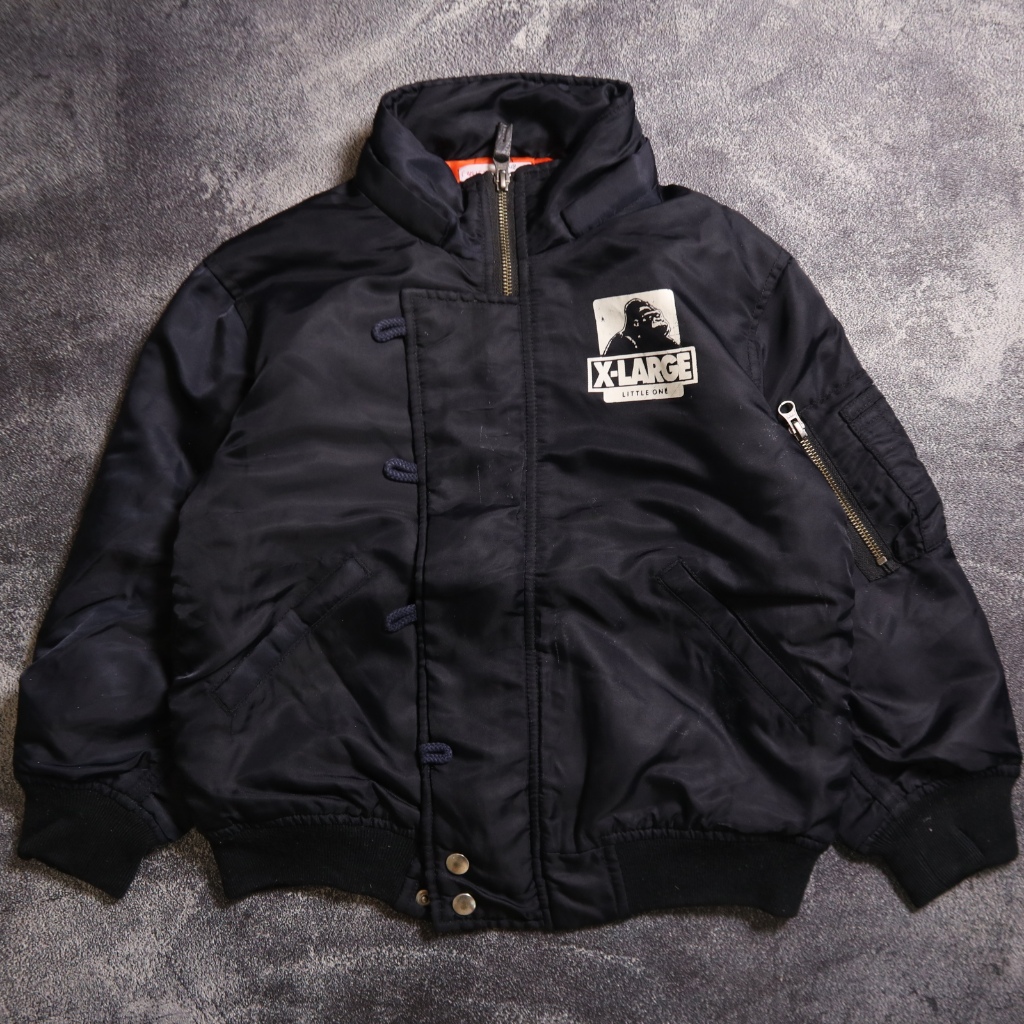 JAKET XLARGE BOMBER DOWN PUFFER KIDS WINTER AN152 SIZE ANAK 140
