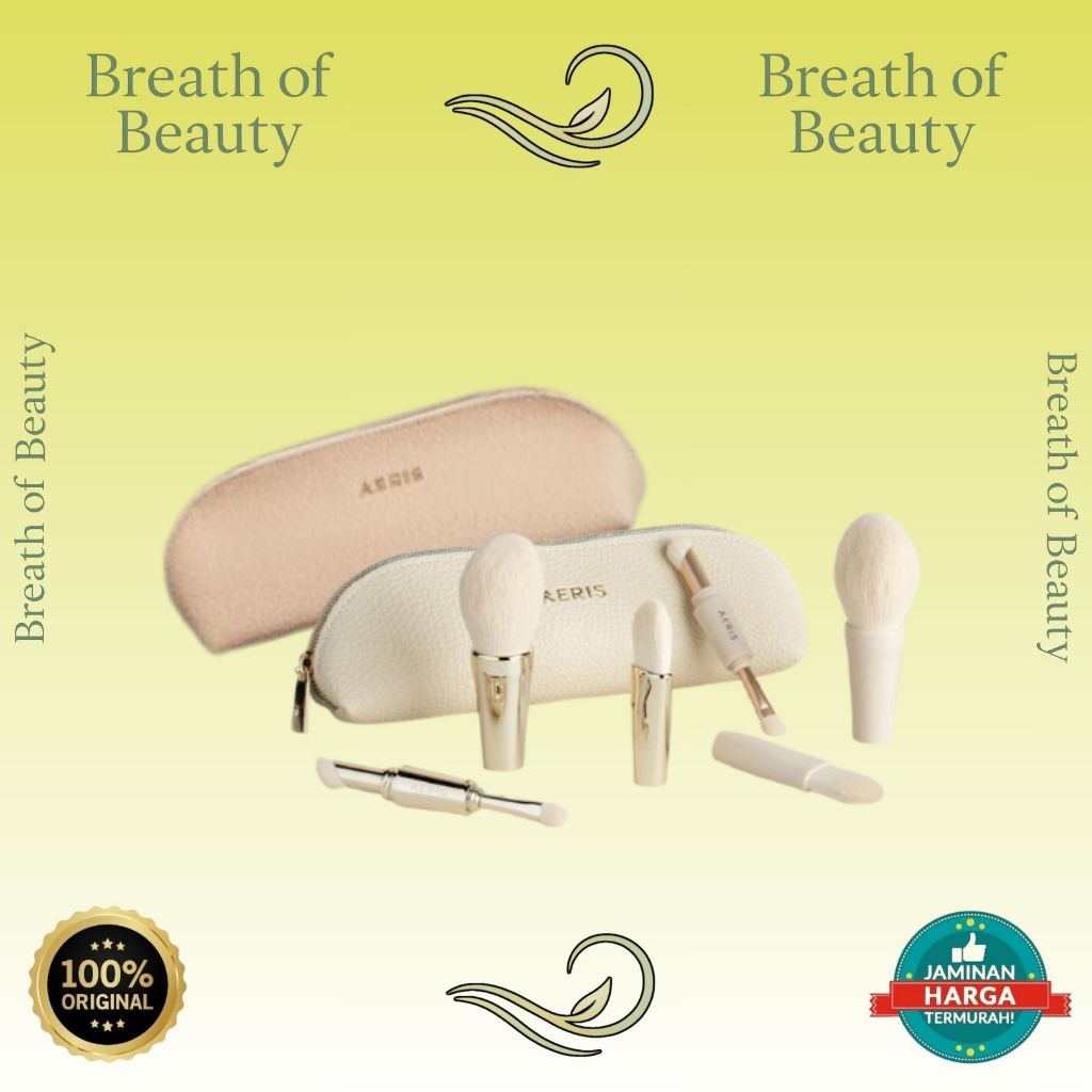 Aeris Beauté The Signature 4 in 1 Brush with Pouch | Beauty Beaute