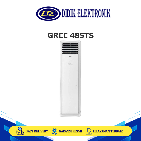 GREE 48STS AC Deluxe Floor Standing 5 PK 3 Phase Safe Freon