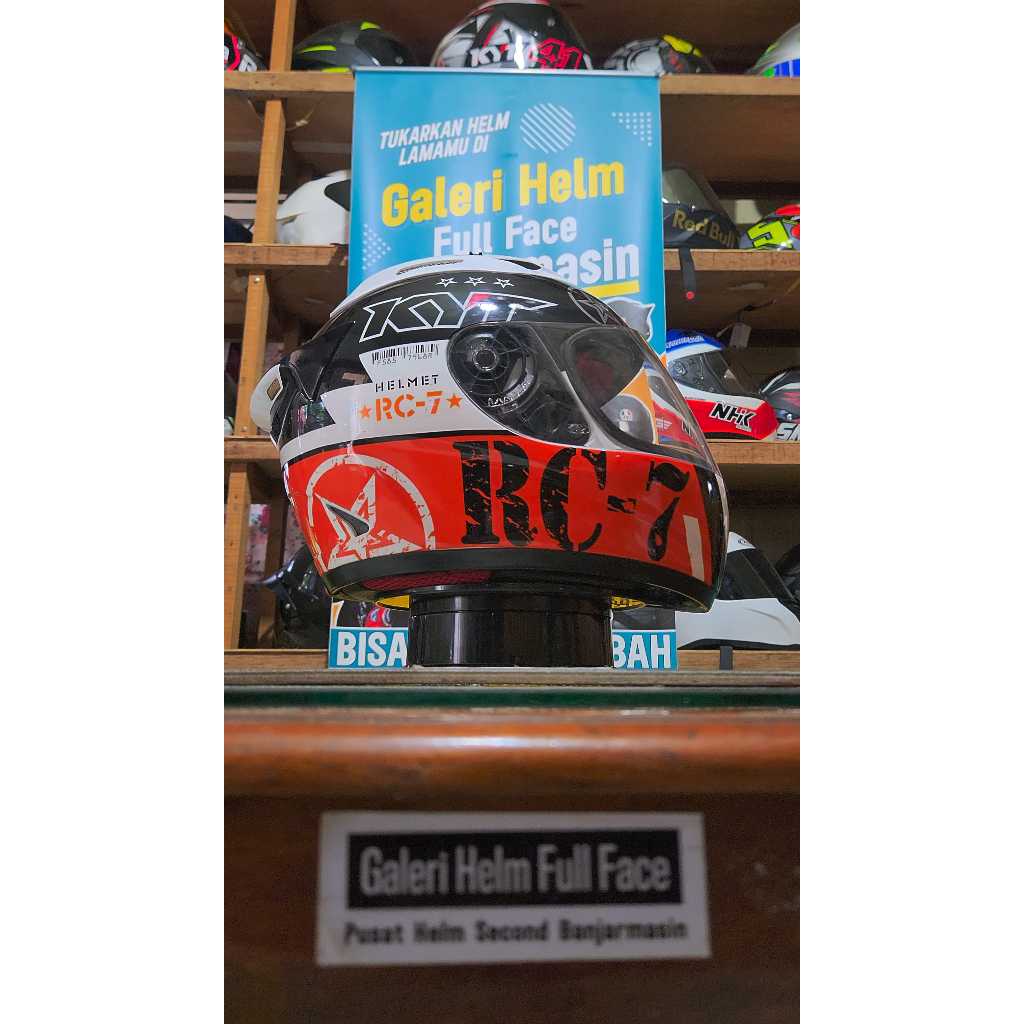 KYT RC-7 SERI 11 LUMAYAN MULUS