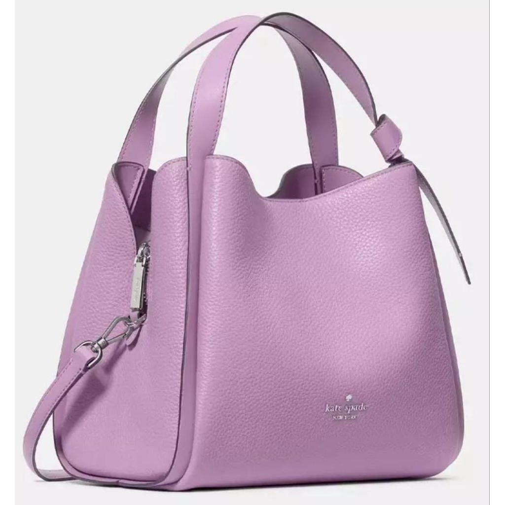 tasKs knott medium tote bag lilac purple n