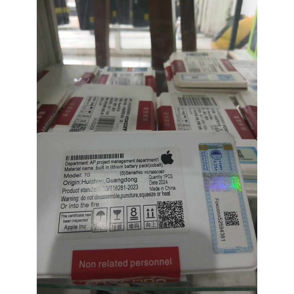 BATERAI IPHONE 7+ FOXCONN