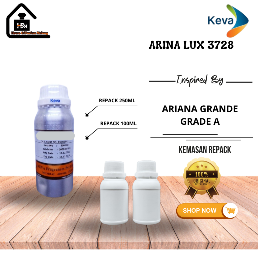 ARINA LUX 3728 BY KEVA PARFUM BIBIT | REPACK 250ML | REPACK 100ML