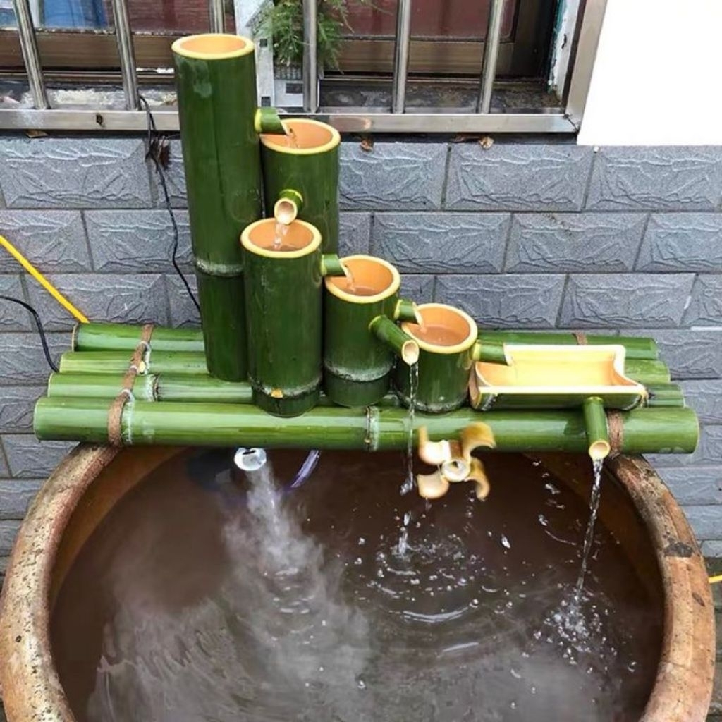 pancuran air kolam ikan minimalis,air mancur ikan moderen