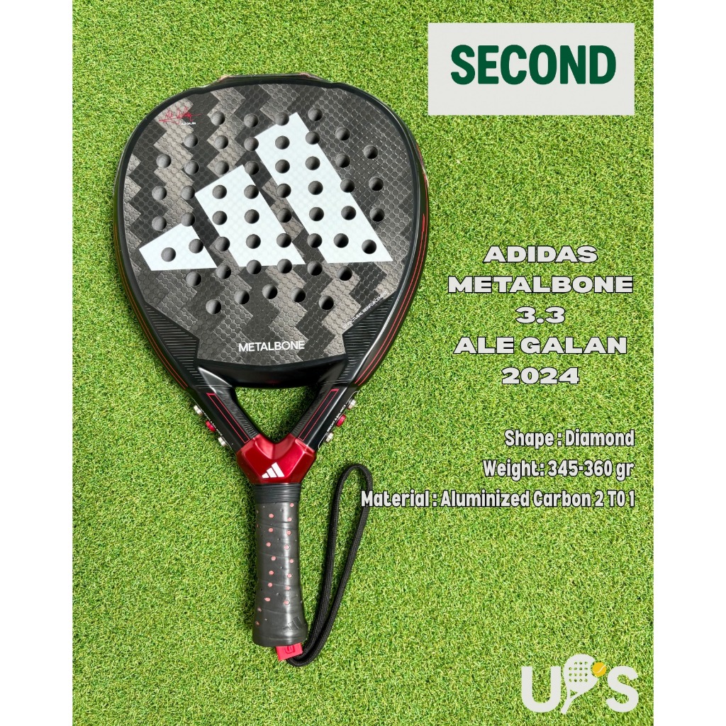 Adidas Metalbone 3.3 Ale Galan 2024 Raket Padel Second UR0375