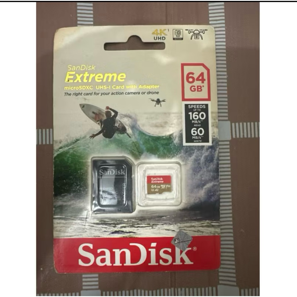 Sandisk Extreme MicroSd 64GB- Lexar Microsd 128GB Original