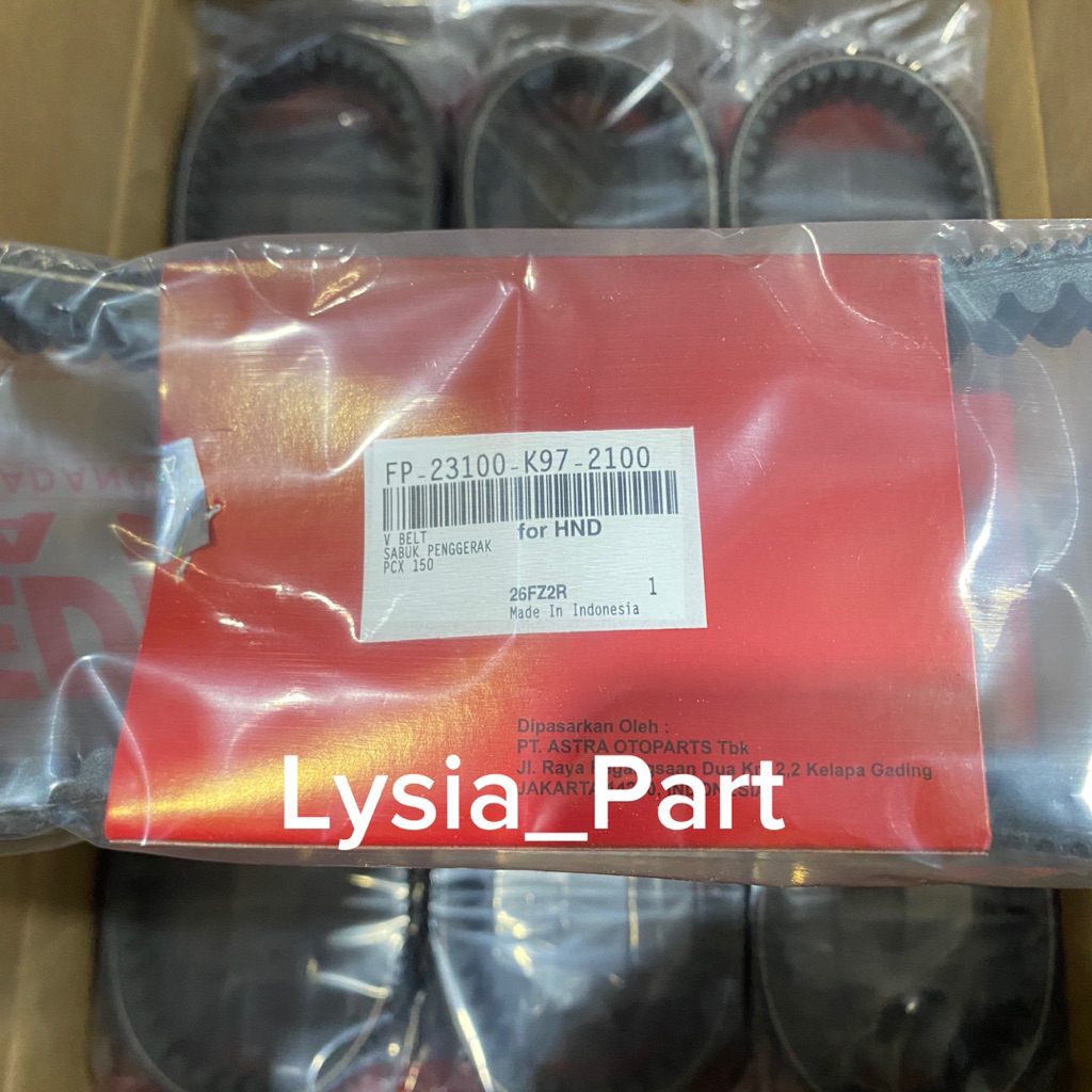 V-Belt K97 PCX-150 Federal Original Astra Otoparts