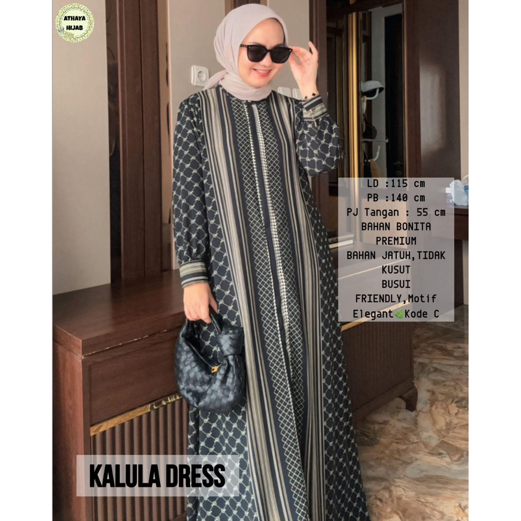 Kalula Dress Gamis Premium by Athaya