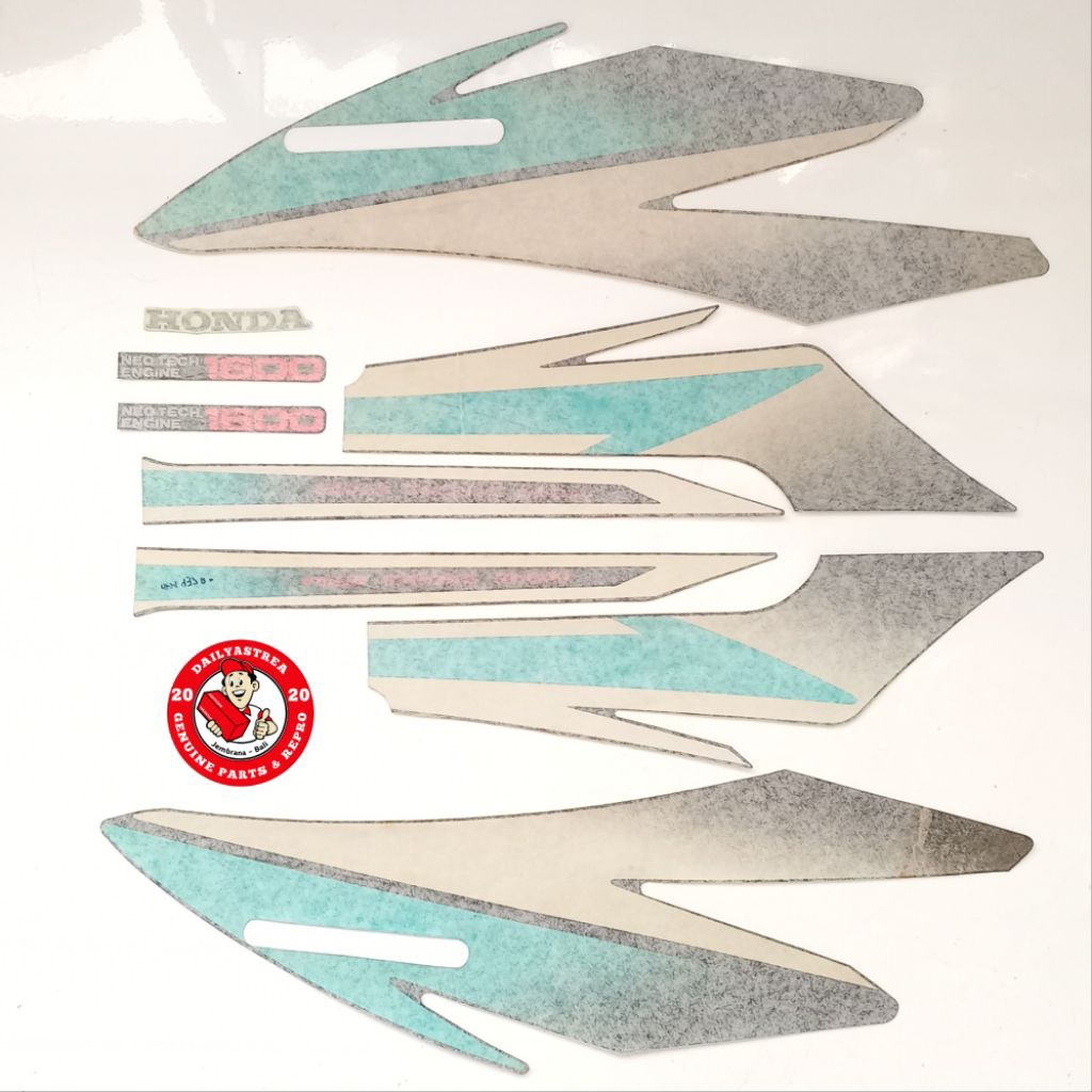 LIS STICKER STRIPING BODY BODI HONDA GL PRO NEOTECH 1600 LAMA 1996 1997 1998 ORIGINAL ORI NOS