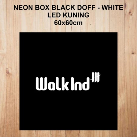 Neon Box 60x60cm Full Akrilik Papan Nama Toko