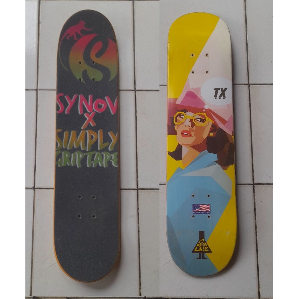 Skateboard Deck Greenlabs 7.5 second / bekas