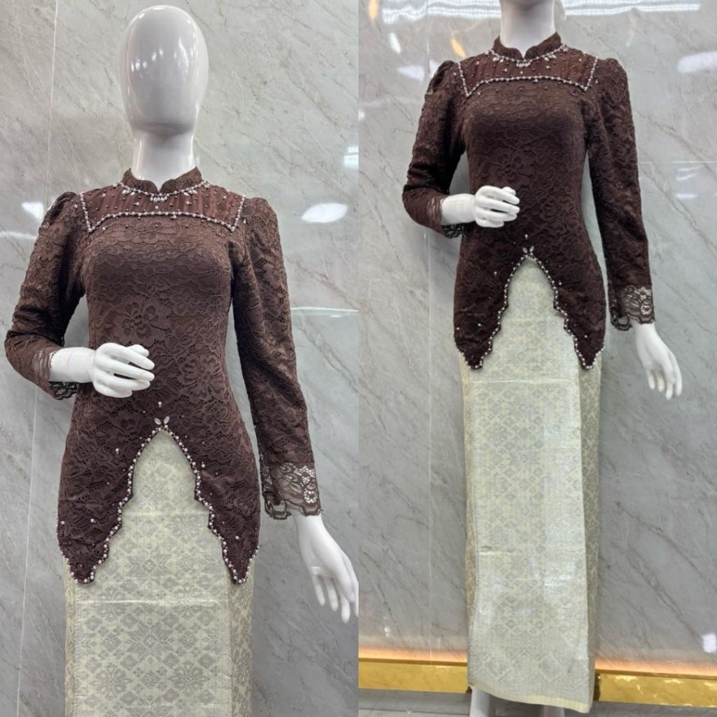 Atasan Kebaya Wisuda / Atasan Kebaya Brukat Payet / Kebaya Modern / Kebaya Kekinian