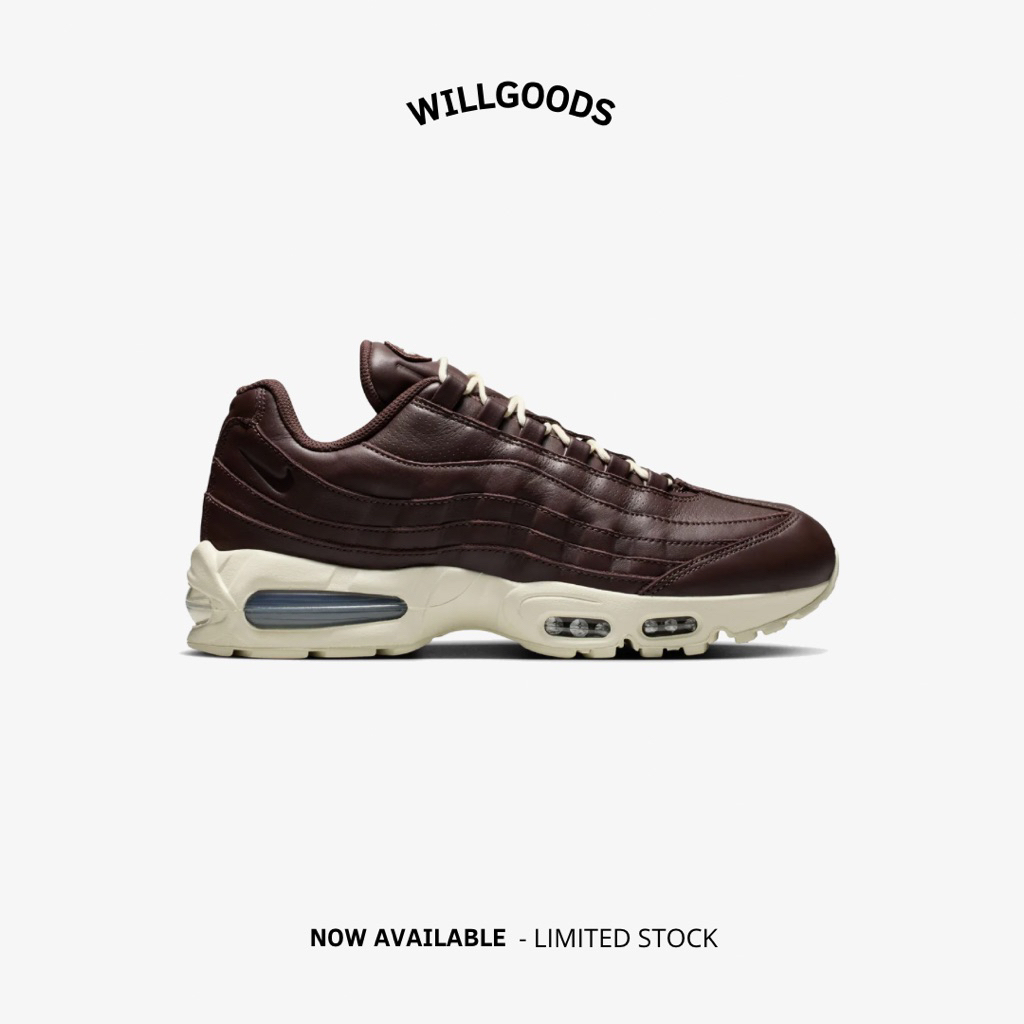Nike Air Max 95 Leather Baroque Brown Original Resmi